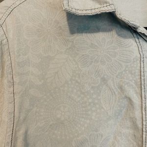 Light blue button up women’s